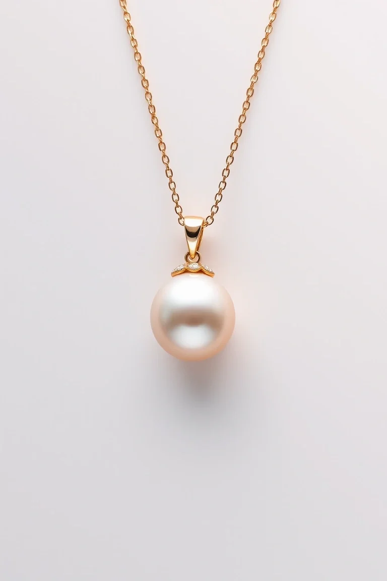 14K Pearl Pendant