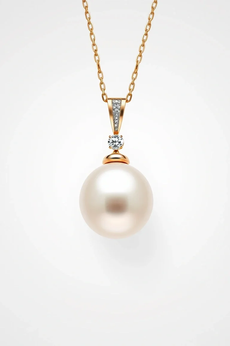 14K Pearl Pendant