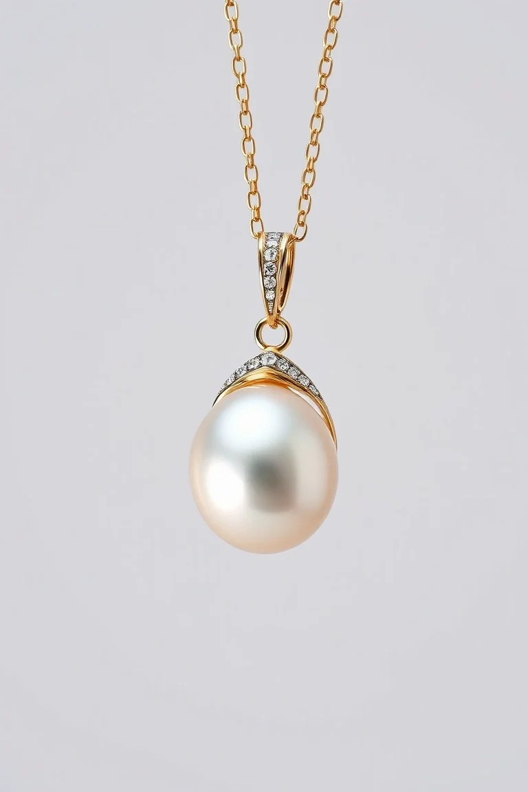 14K Pearl Pendant