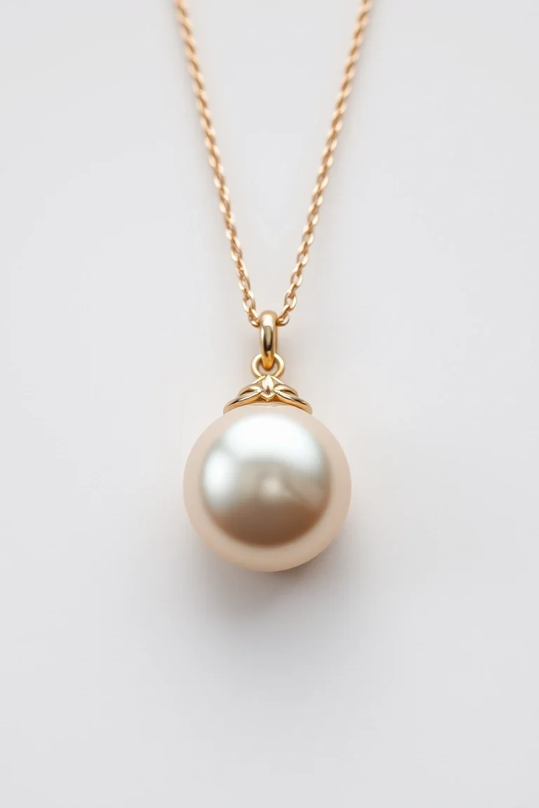 14K Pearl Pendant
