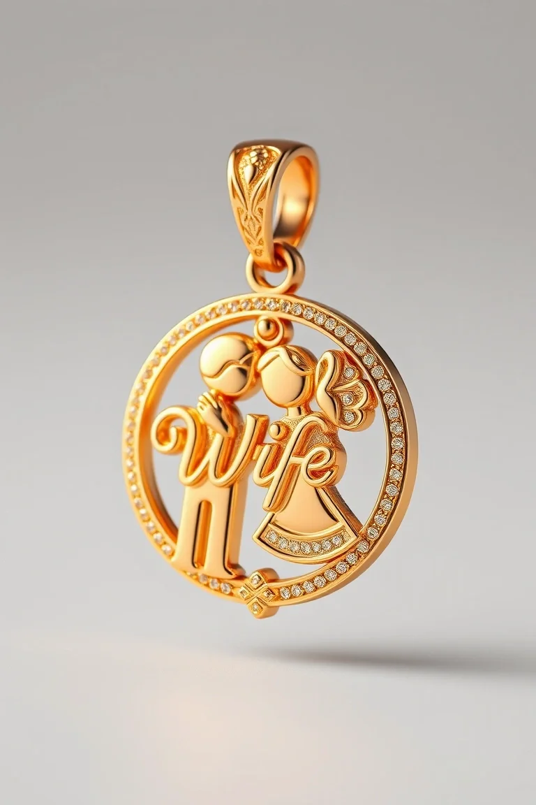 14K Perfect Wife Charm