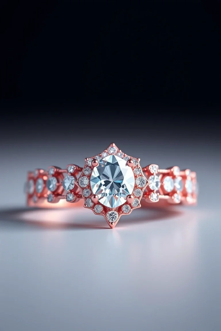 14k Pink Birth Certificate P Quality