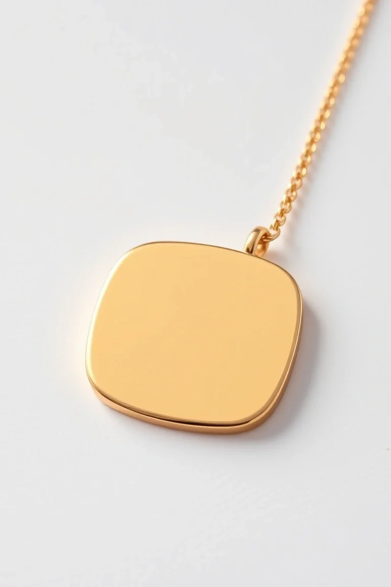 14K Polished Disc-10mmx14.5mm