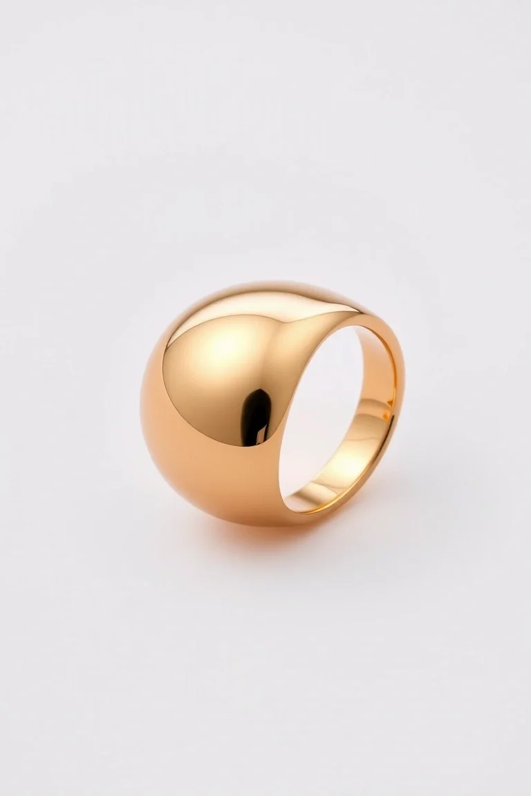 14K Polished Dome Ring