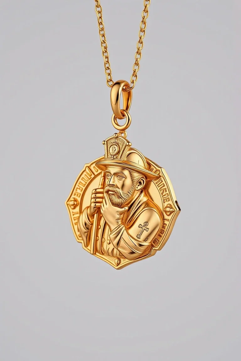 14K Polished Fireman