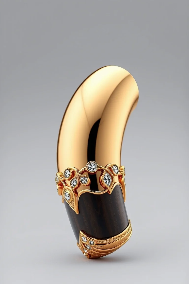 14K Polished Italian Horn