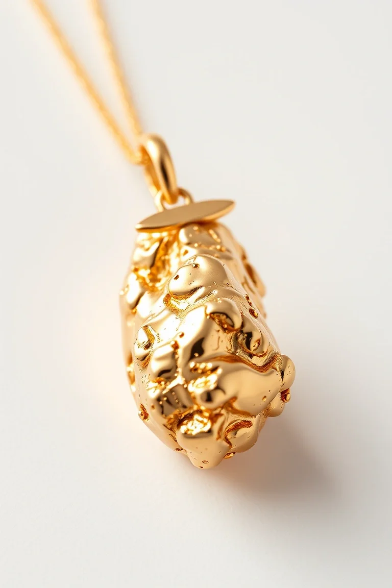 14K Polished Nugget Crcfx