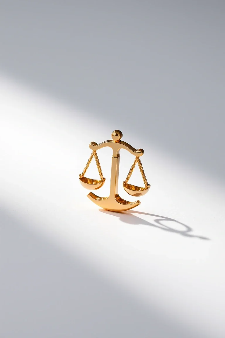 14K Polished Small Libra