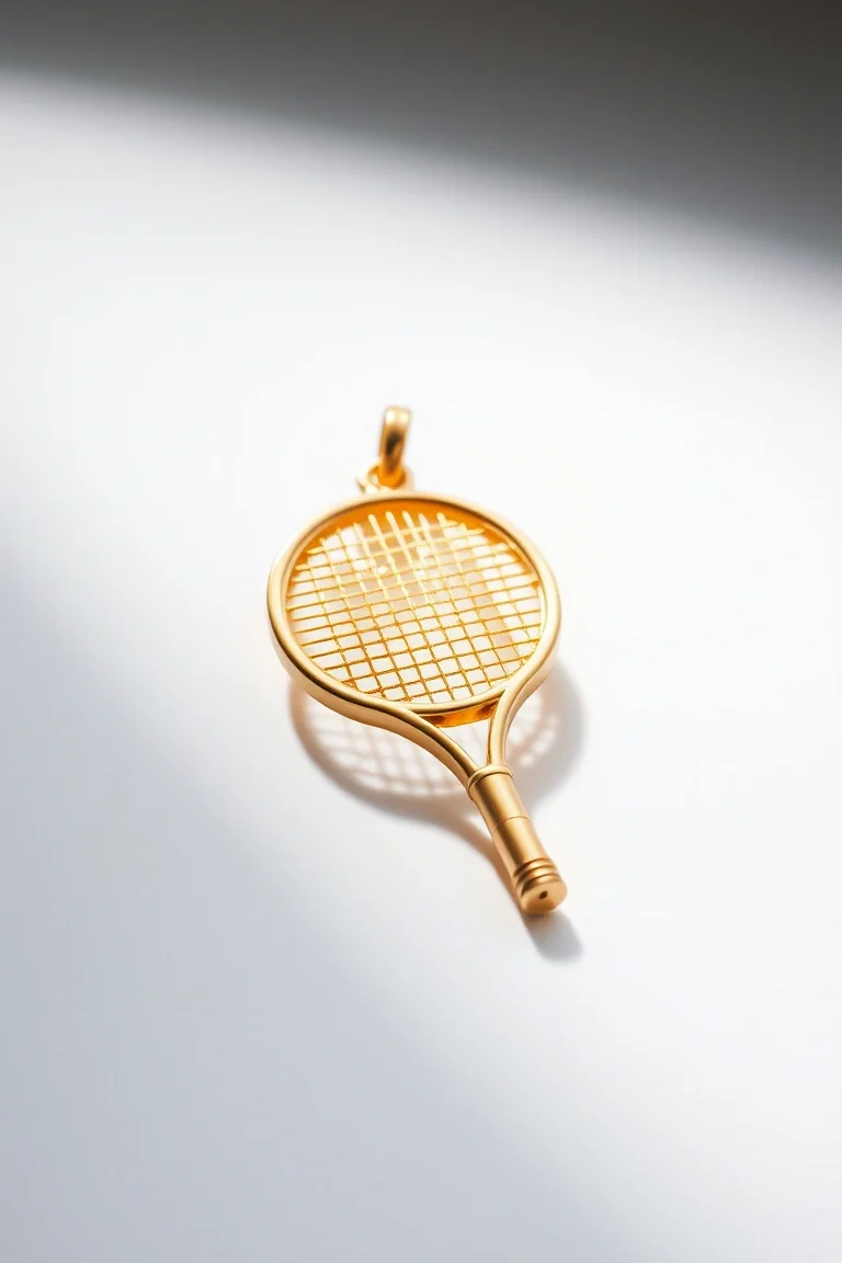 14K Racquet Charm