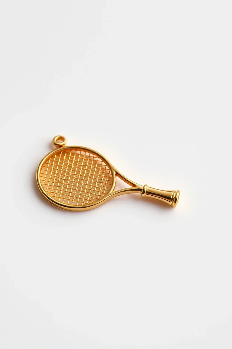 14K Racquet Charm