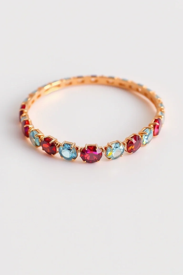 14K Rainbow Bracelet
