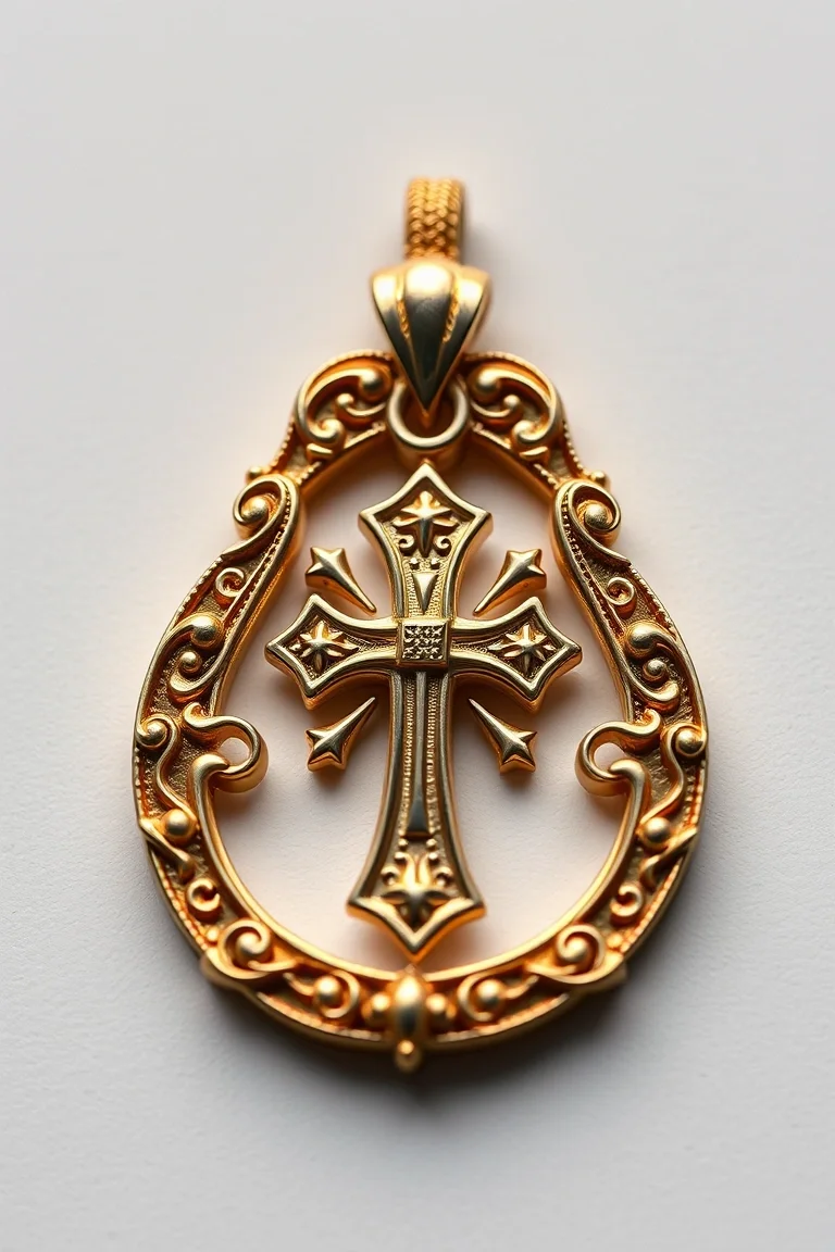 14K Religious Charm