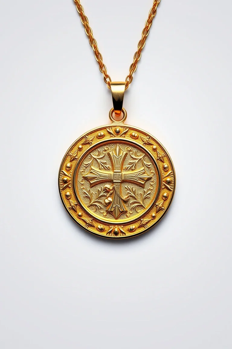 14K Religious Medal