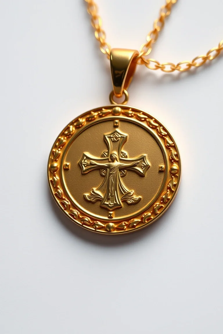 14K Religious Medal