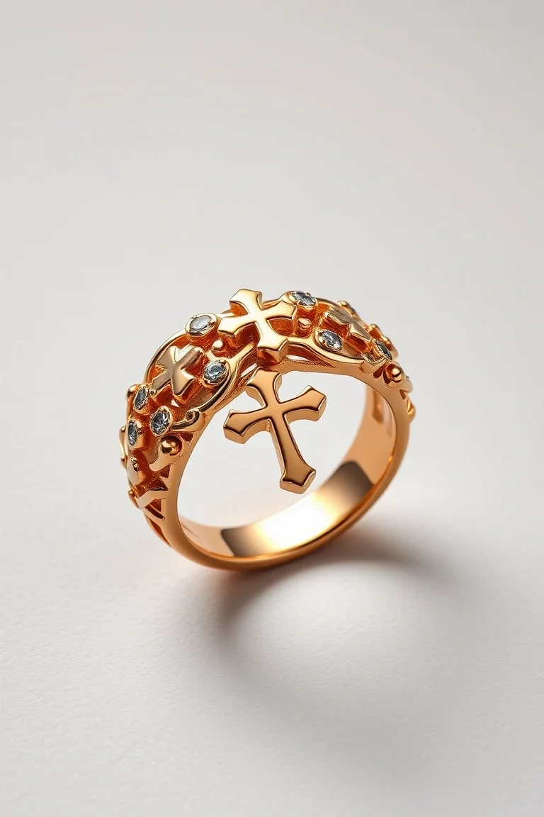14K Religious Ring