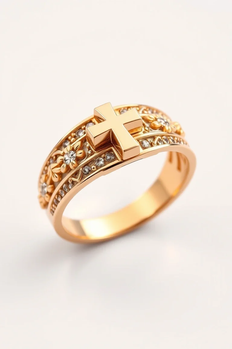14K Religious Ring