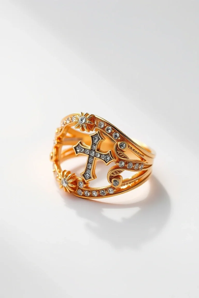 14K Religious Ring
