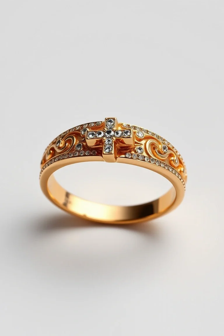 14K Religious Ring
