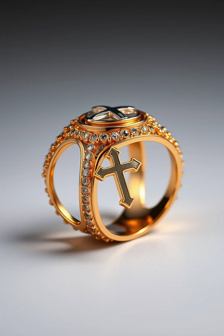 14K Religious Ring
