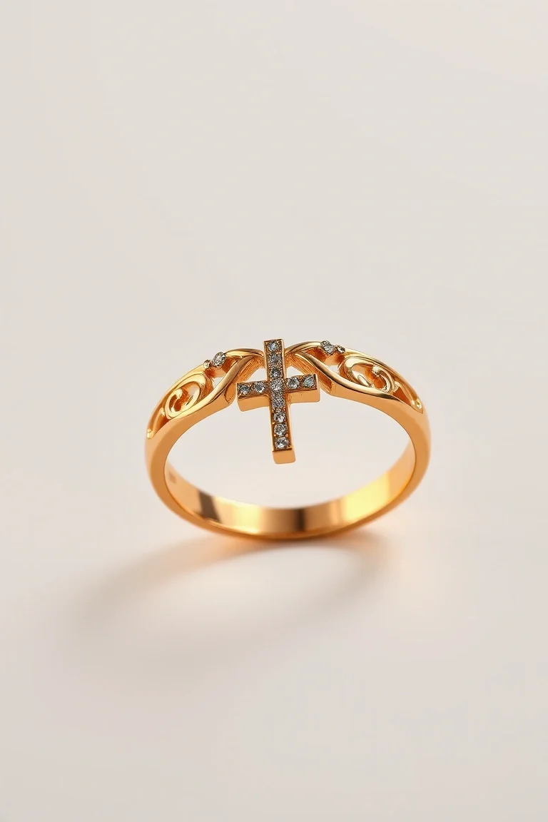 14K Religious Ring
