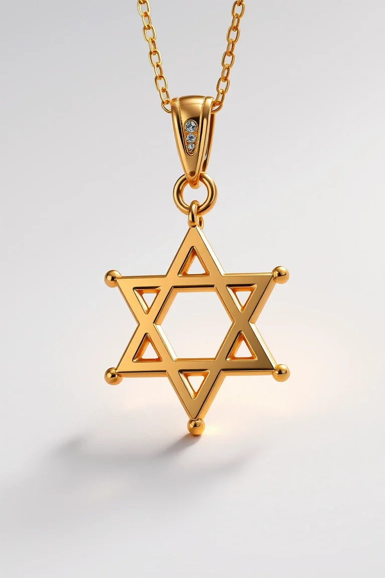 14K RELIGIOUS STAR CHARM