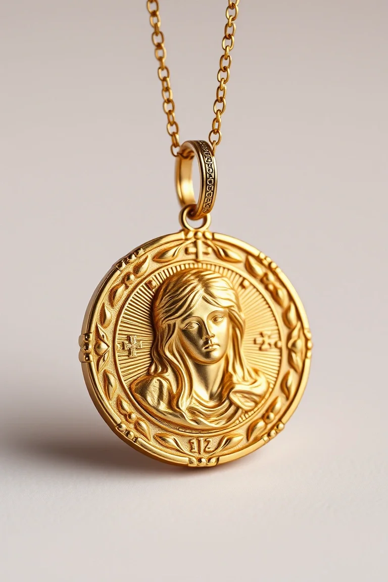 14K Religous Medal