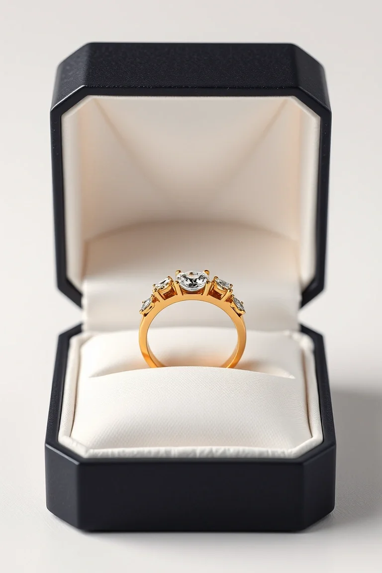 14K RING IN BOX -NO STONE