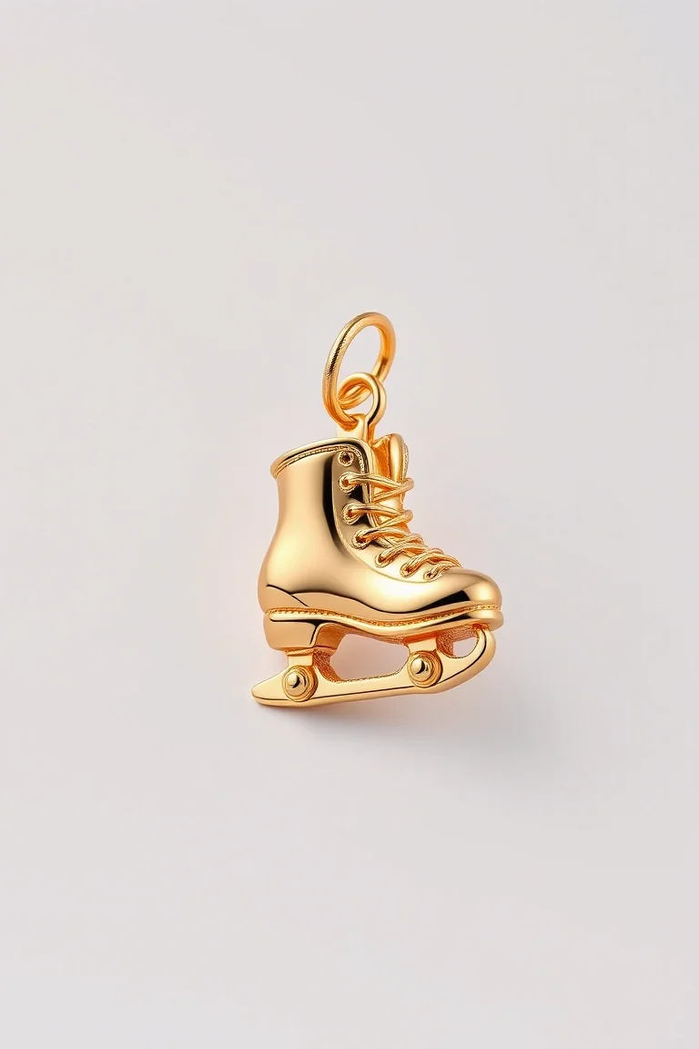 14K Roller Skates Charm