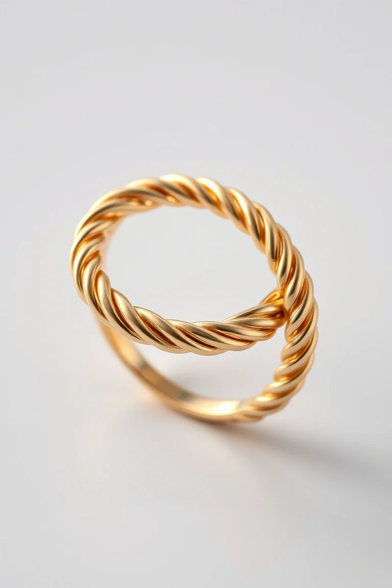 14K Rope Ring