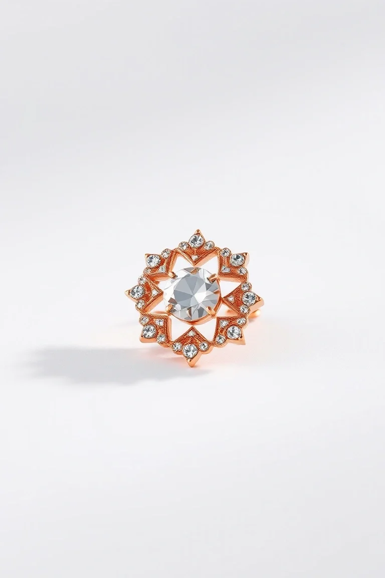 14K Rose Gold Lapel Pin