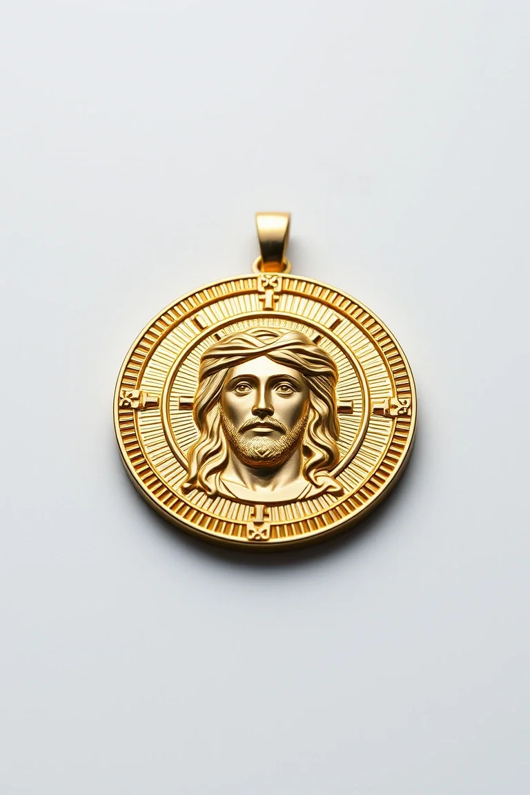 14K Round O Lord Jesus