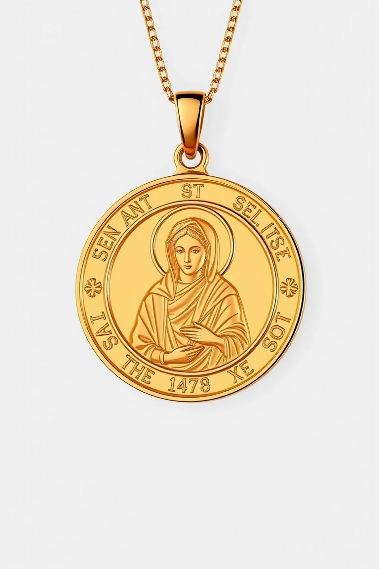 14K Round St. Theresa