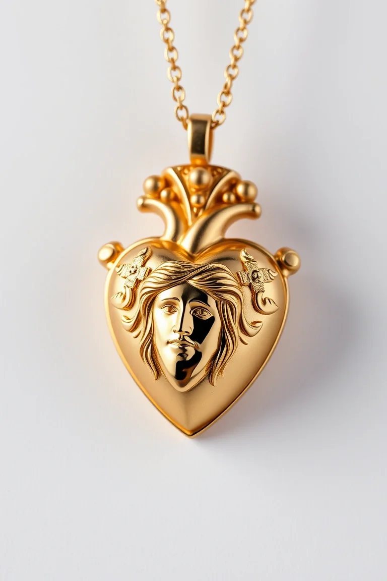 14K Sacred Heart
