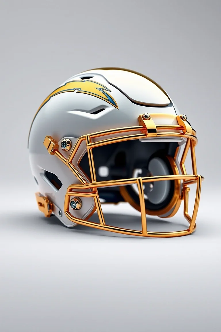 14K San Diego Chargers Helmet