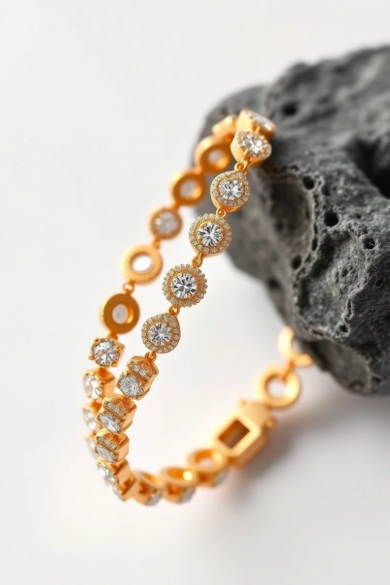 14K Sandollar Bracelet 7 In.