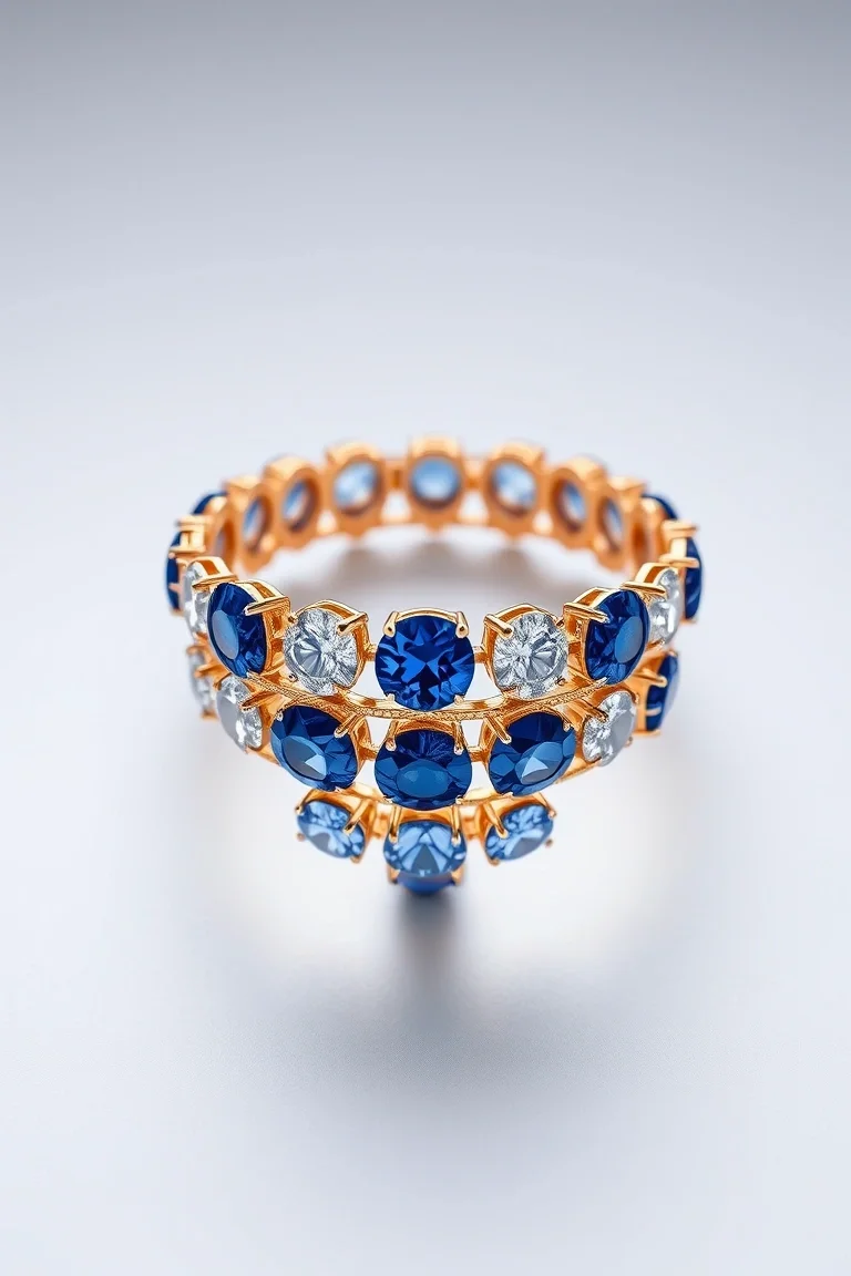 14K Sapphire Bracelet