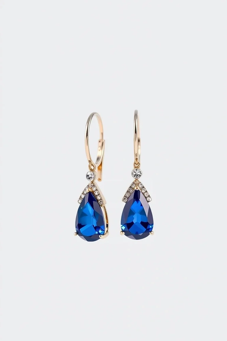 14K SAPPHIRE EARRINGS