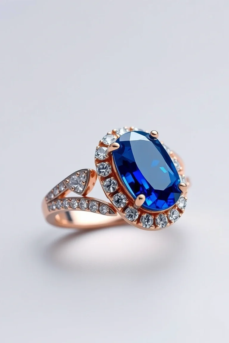 14K Sapphire Ring