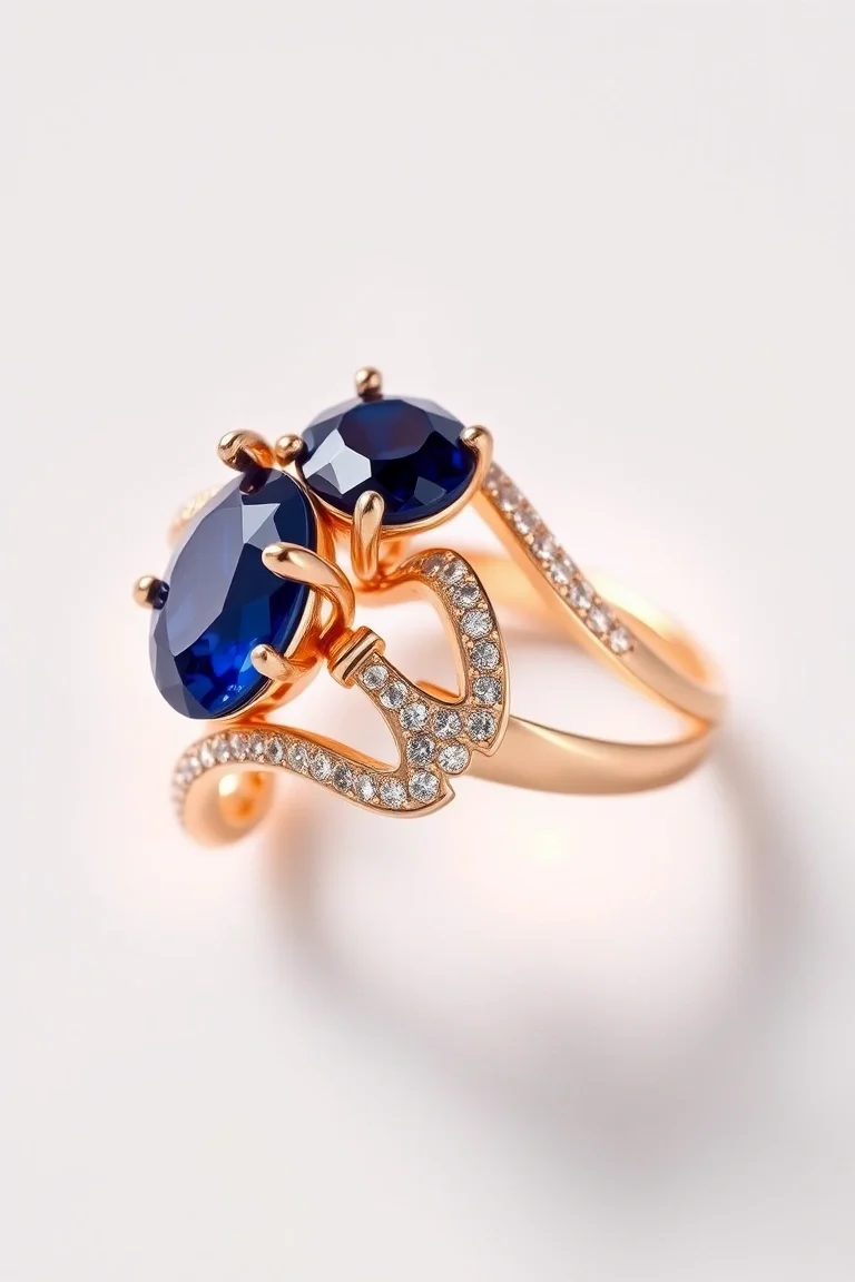 14K Sapphire Ring