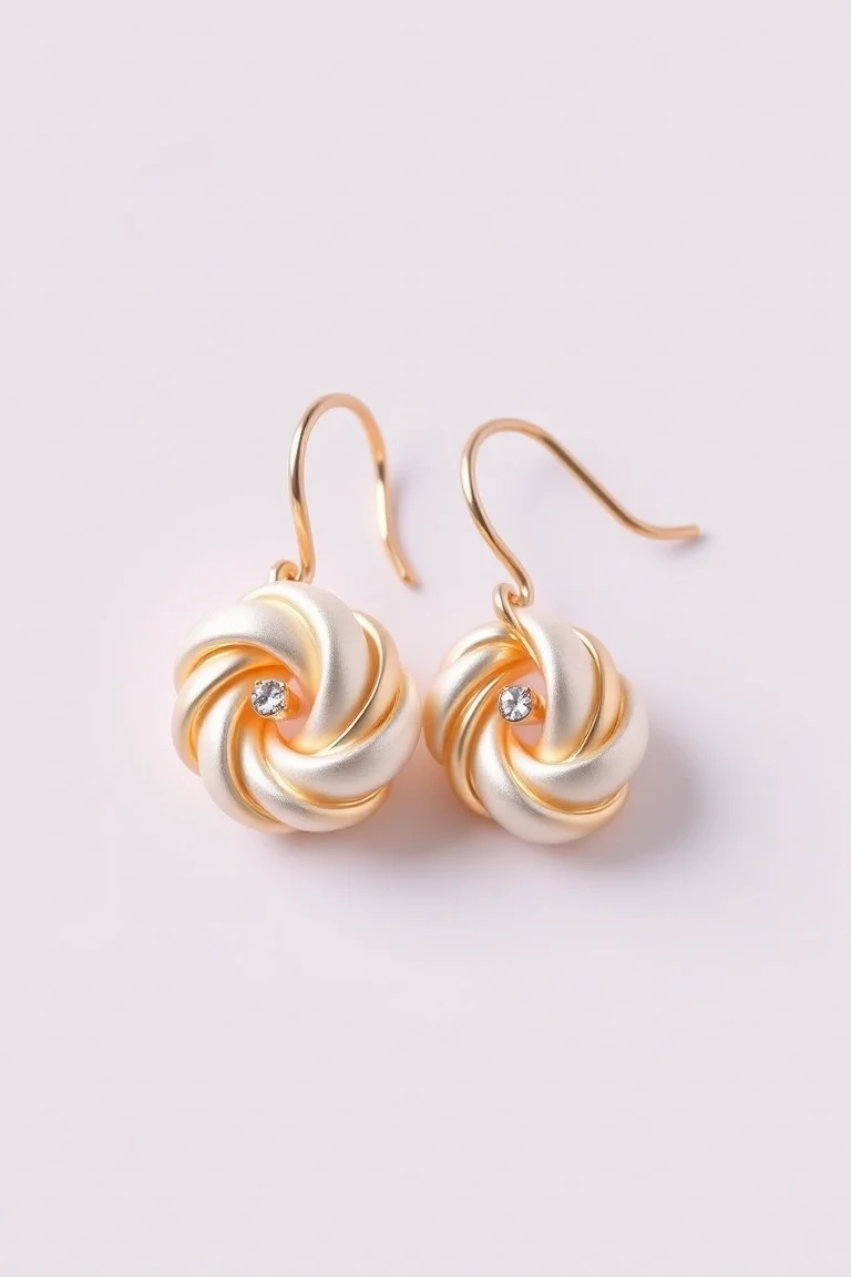 14K Satin Earrings
