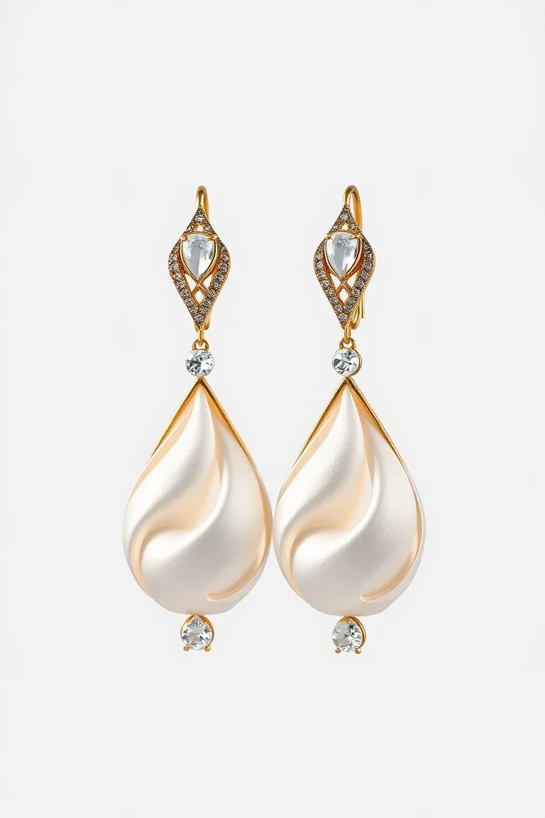 14K Satin Earrings