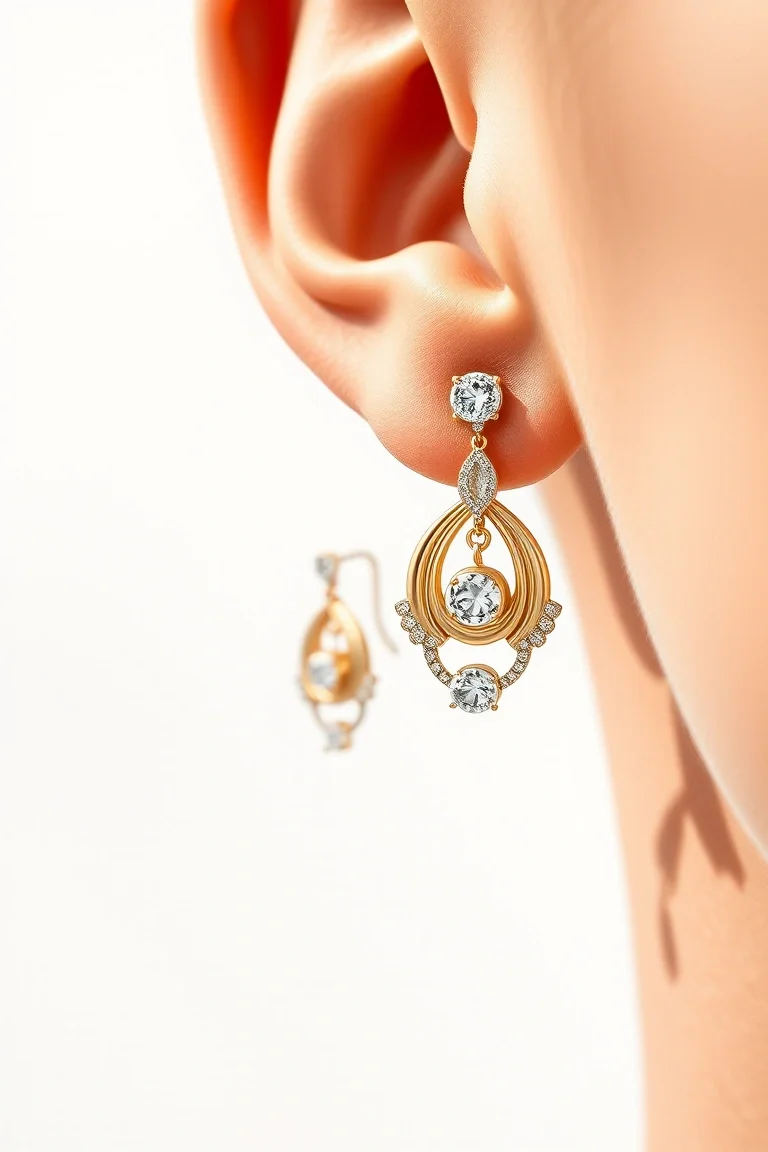 14K Satin Earrings