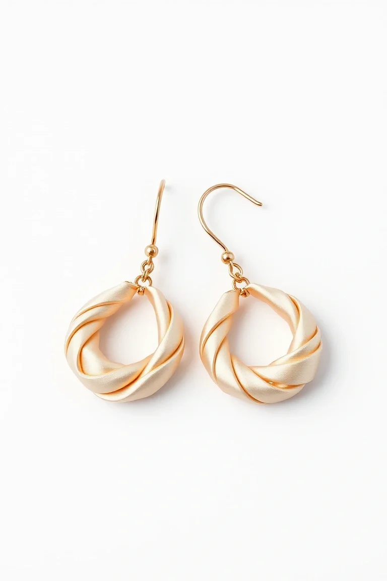 14K Satin Earrings