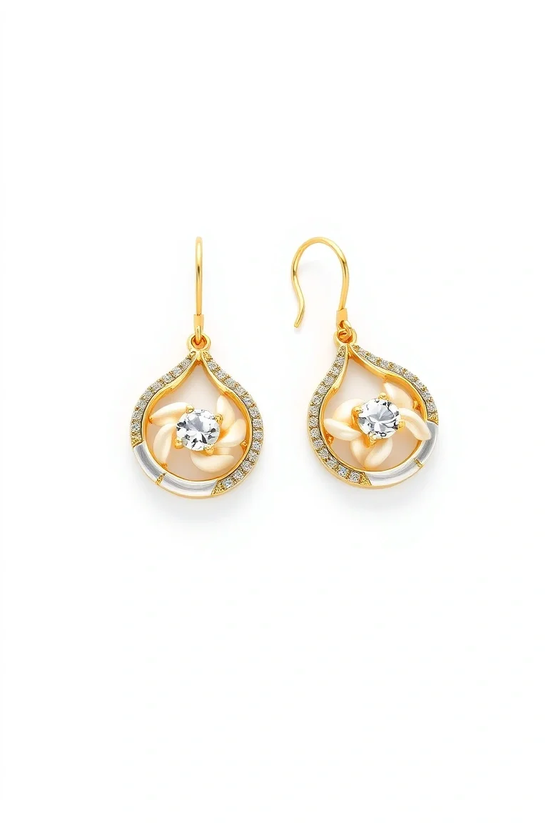 14K Satin Earrings