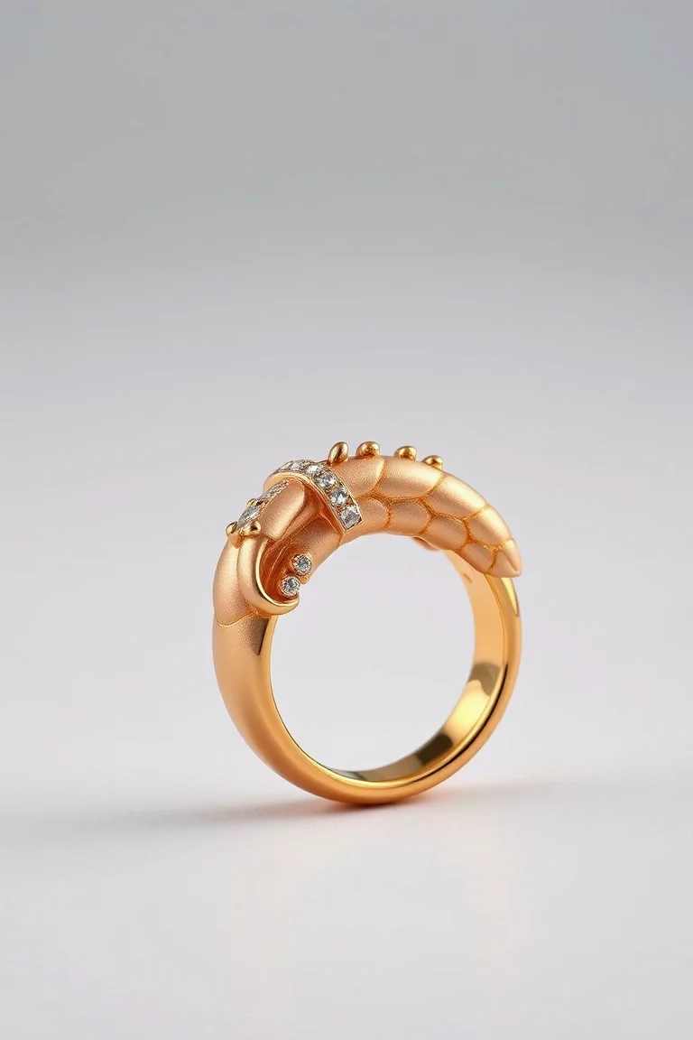 14K Shrimp Ring