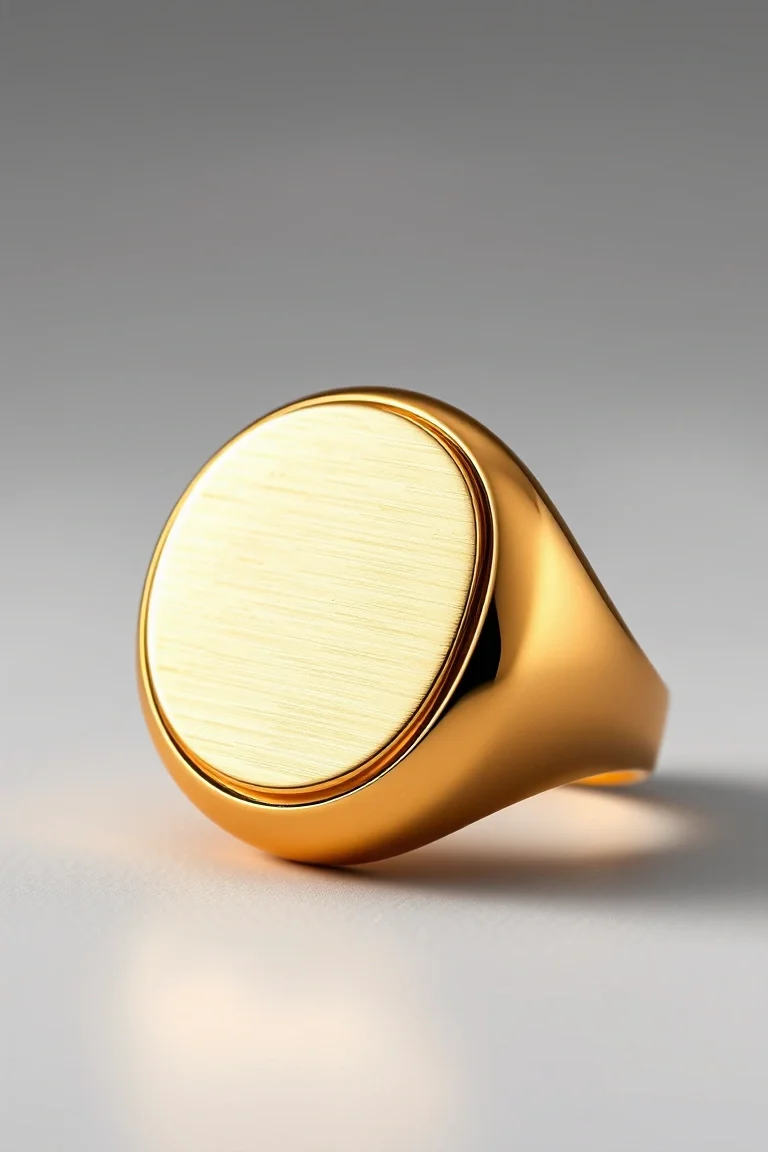 14K Signet Ring