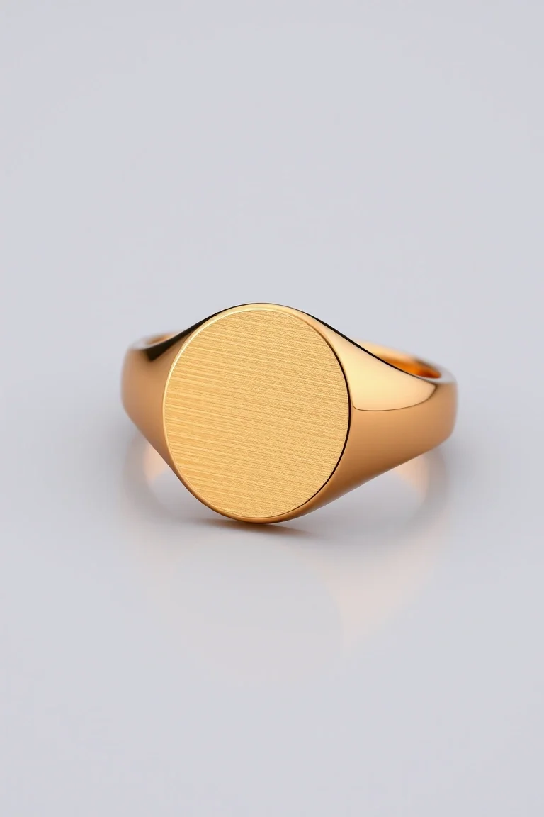 14K Signet Ring