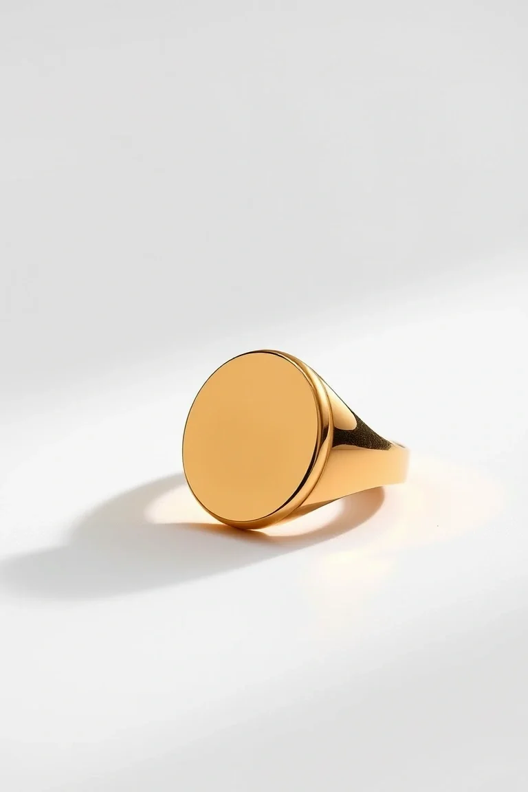 14K Signet Ring