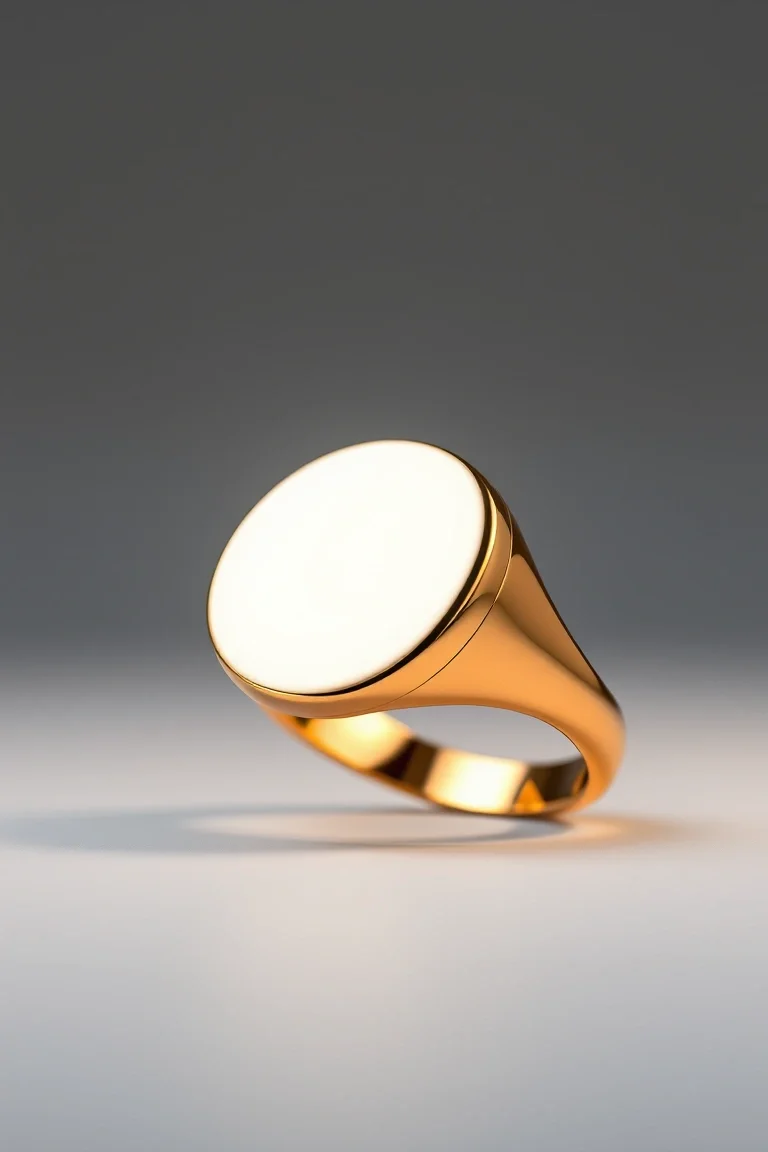14K Signet Ring