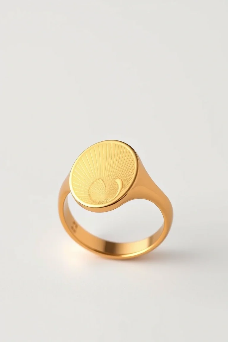14K Signet Ring